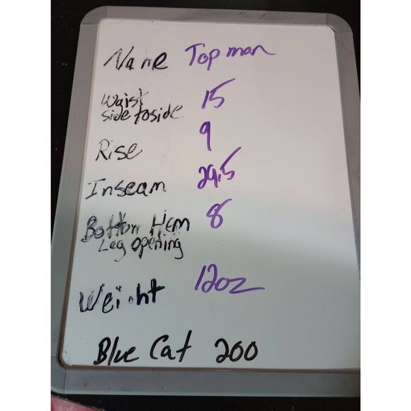 Topman Pants Men's 30 Slim Navy Wool Blend‎ - Picture 8 of 8